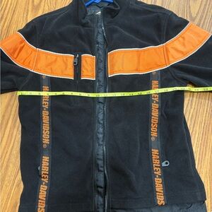 Harley-Davidson Black and orange fleece